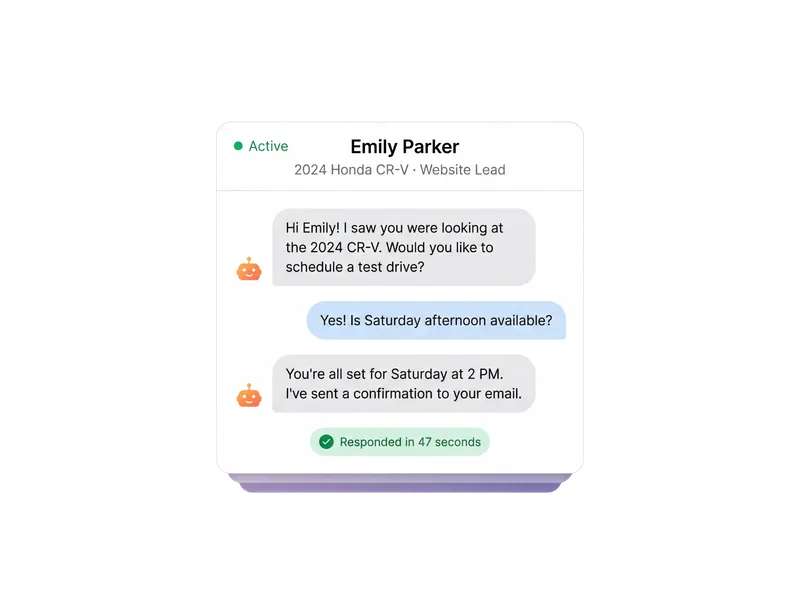 Instant AI-powered conversations