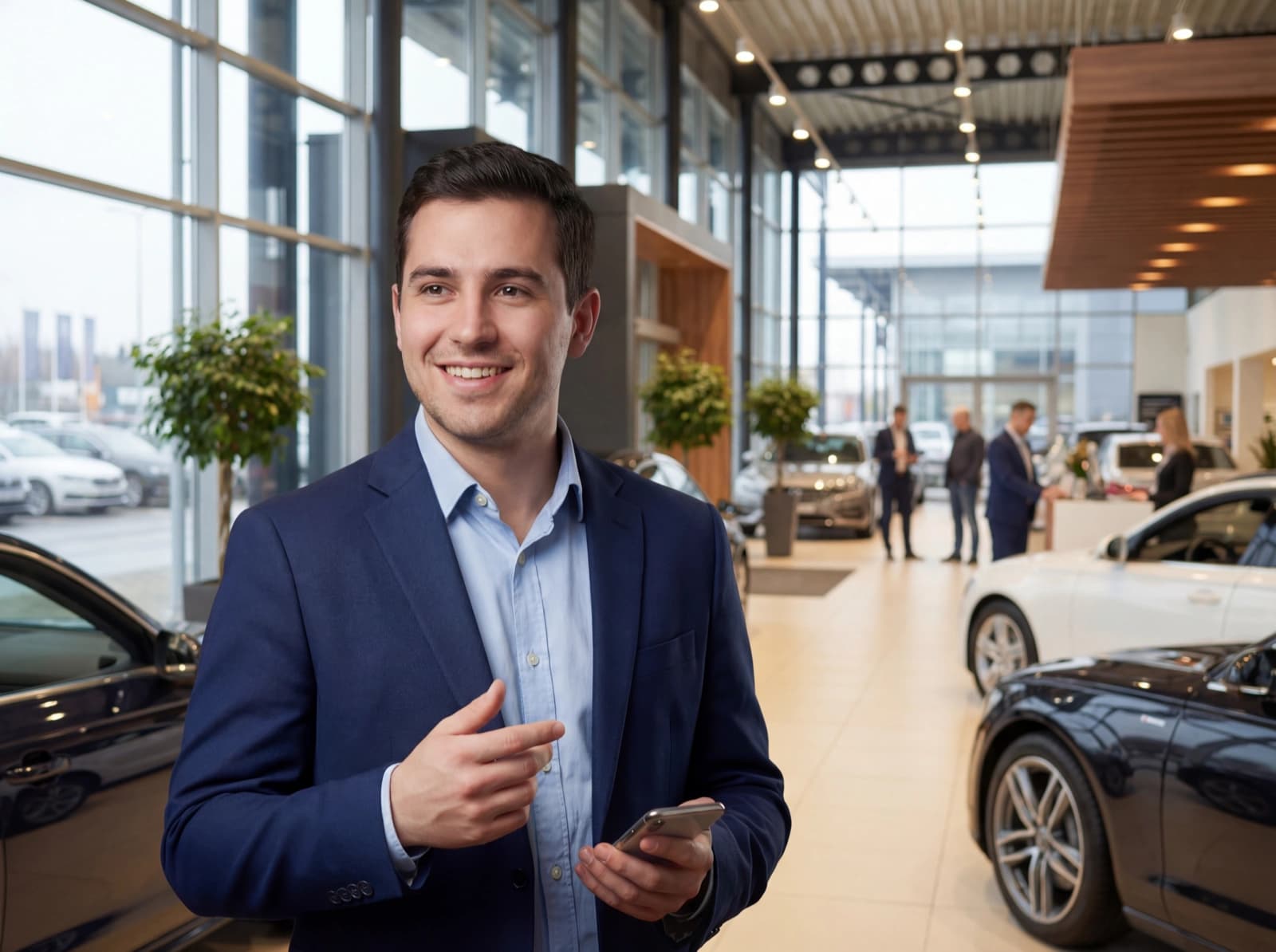 Sales professional using FinalGear.ai